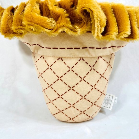 Nanco Calico Cat Ice Cream Cone Stuffed Plush Toy - Picture 3 of 5